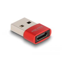 DeLock USB 2.0 Adapter Type-A male to Type-CT female red