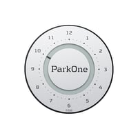 ParkOne 2 – Elektronisk parkeringsskive Titanium Silver