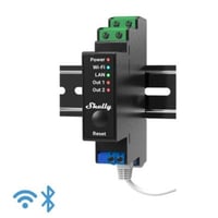 Billede af Shelly Pro 2PM - WiFi rel/jalousi, 2 kanaler med effektmling (230VAC) - Smart WiFi rel/jalousi med 2 kanaler og effektmling til 230VAC