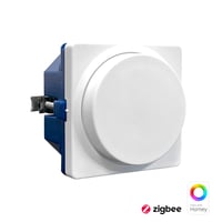Nordtronic Rotary Dimmer Zigbee, LED drejelysdmper til LK FUGA, 150W, Philips Hue, Homey, hvid