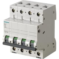 Se Siemens 5SL4 - Automatsikring, C 20A, 400Vac, 3P+N, 10kA, 4 modul hos WATTOO.DK