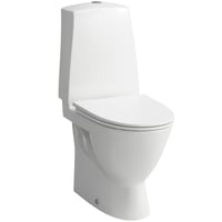 Billede af Laufen Pro N Gulvstende toilet, skjult S-ls, hvid LCC glasur hos WATTOO.DK