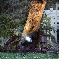 Billede af Spotlight LED havelampe p spyd, 1 x GU10 maks. 35W, sort - Nordlux