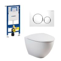 Geberit, If Sign Art Komplet Toilet Pakke - Cisterne, Sde, Toilet, Trykknap