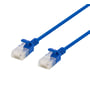 DELTACO U/UTP Cat6a tyndt patch cable, 3 meter, blå