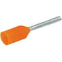 Øvrige – Isoleret terminalrør, 4,0 mm² / 10,0 mm, orange (farvekode TE) - 500 stk