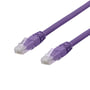 DELTACO U/UTP Cat6a patch kabel, halogenfri, 3 meter, lila