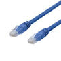 DELTACO U/UTP Cat6a patch kabel, halogenfri, 3 meter, blå