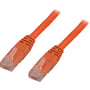 DELTACO U/UTP Cat6 patch kabel, halogenfri, 3 meter, orange